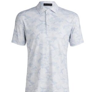 G/Fore Men's XL Snow Icon Camo Tech Jersey Polo MSRP $120